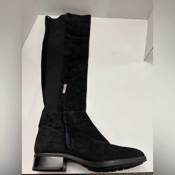 Sam Edelman Pam Size 6 Tall Fabric and Leather Boot with Stretch Detailing. - Picture 6 of 9